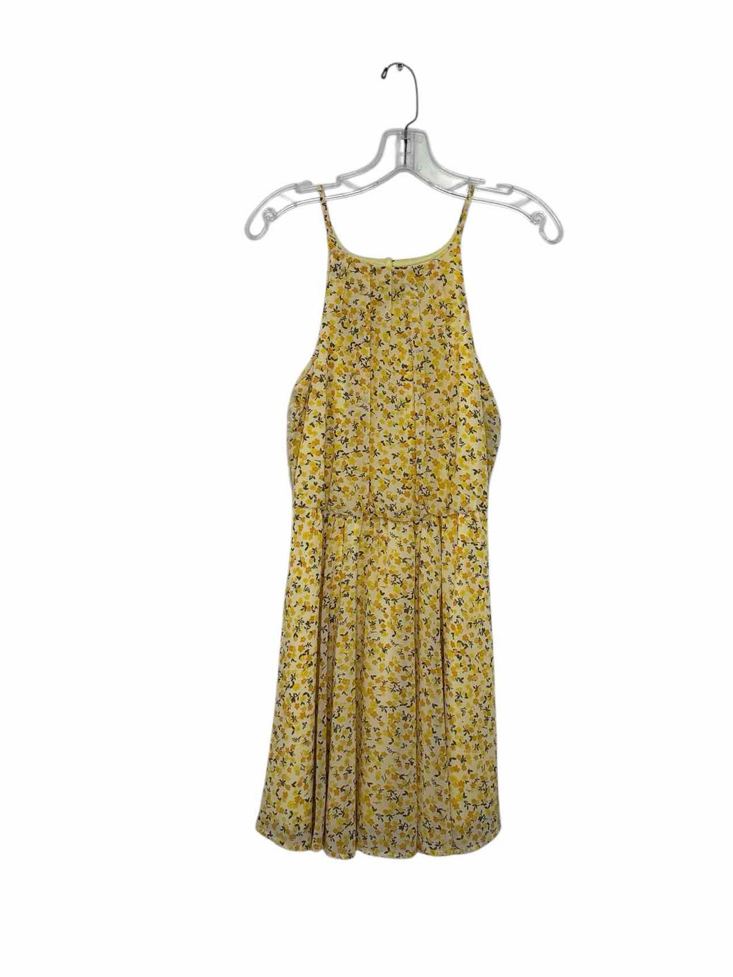 Blue Rain Size Small Yellow Print New w/ Tags Dress- Ladies