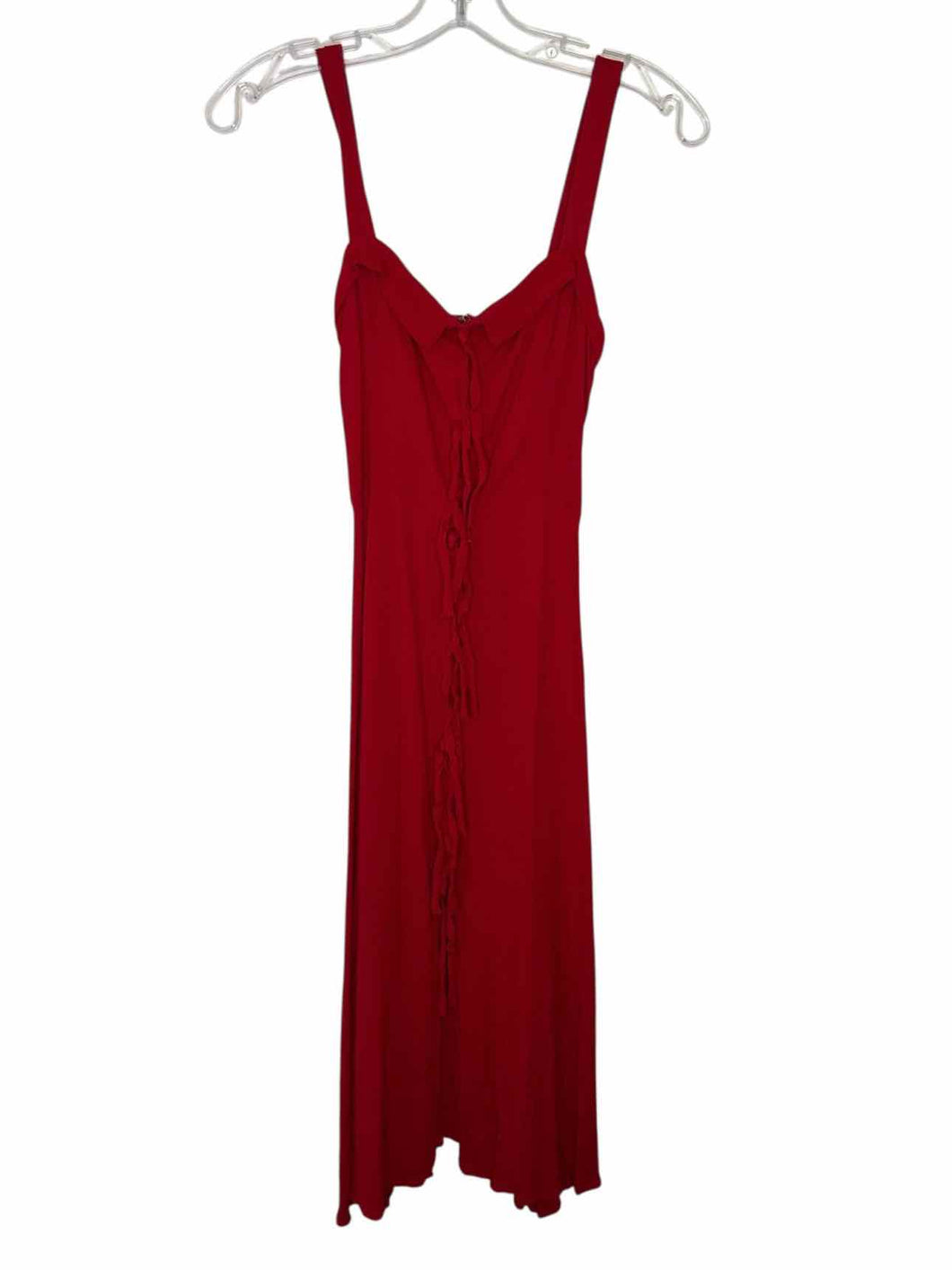 Reformation Size X- Small Red Pre-Owned Dress- Ladies
