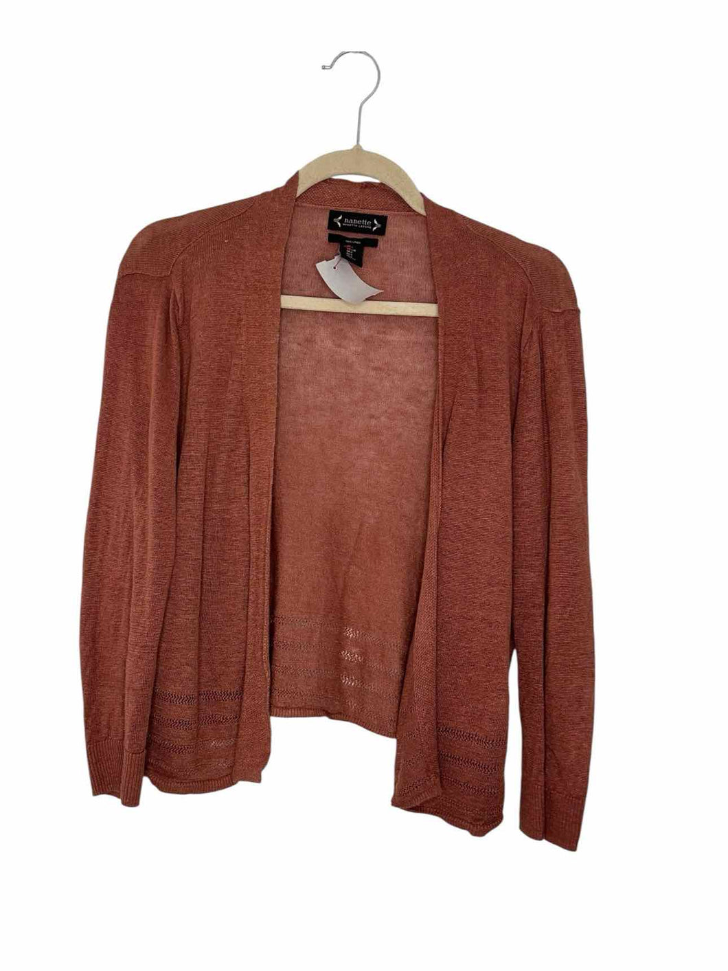 Nanette by Nanette Lepore Size Large Clay Pre-Owned Sweater- Ladies