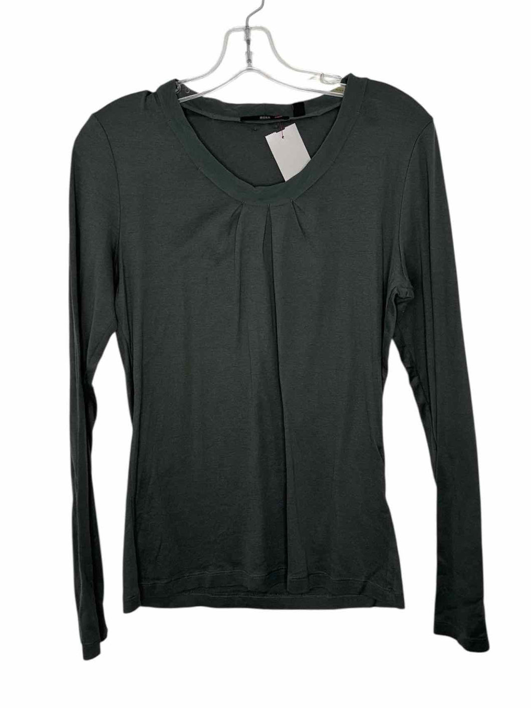 Hugo Boss Size Medium Green Pre-Owned Top- Ladies