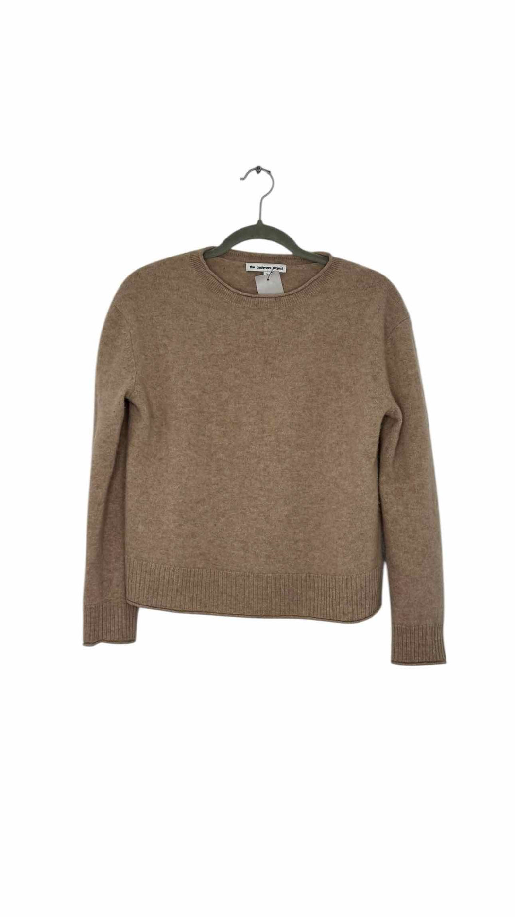 The Cashmere Project Size Large Tan Pre-Owned Sweater- Ladies