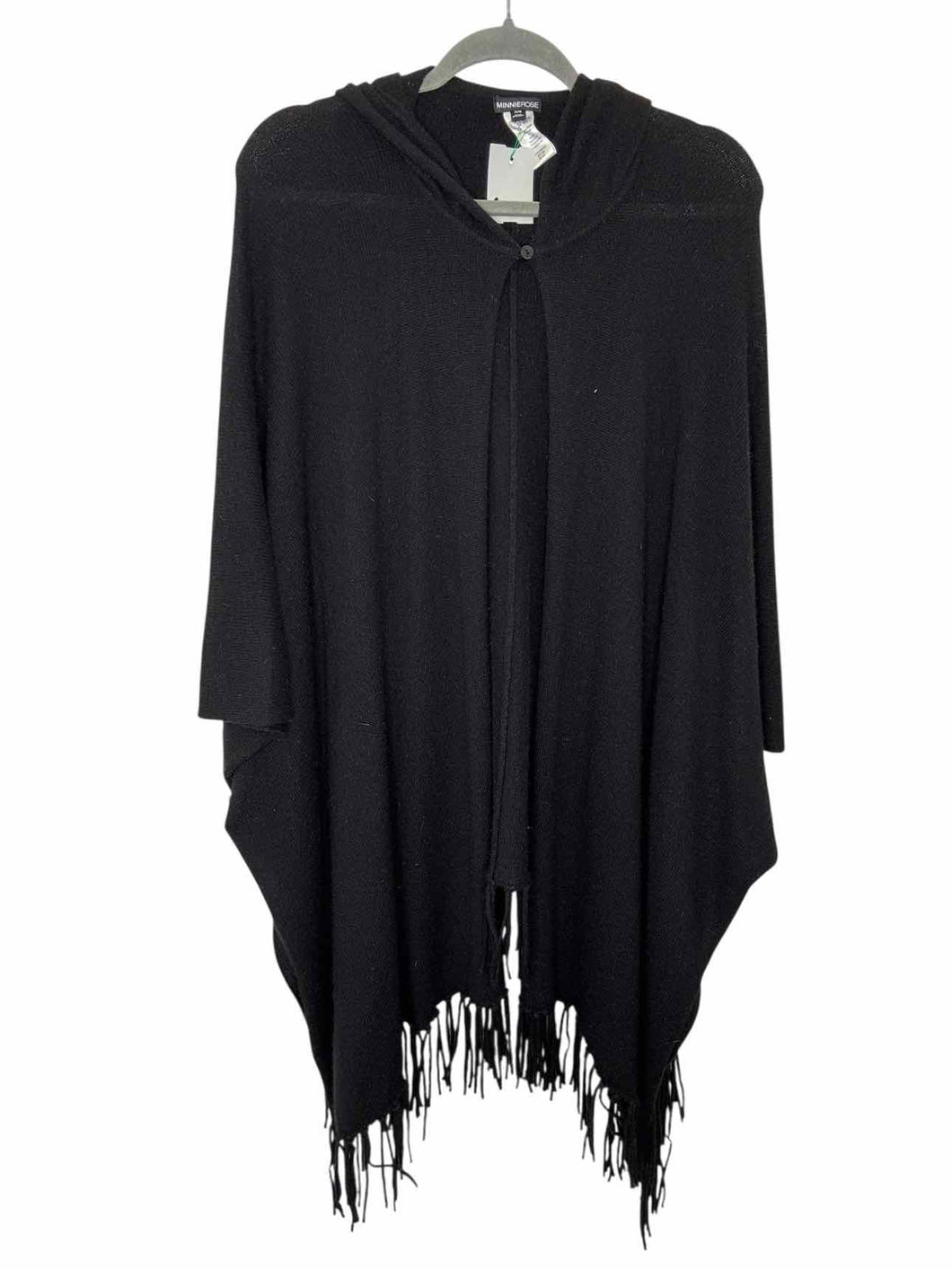 Minnie Rose Size One Size Black Pre-Owned Sweater- Ladies
