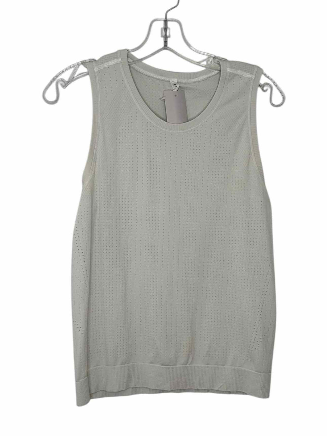 Athleta Size Small White Pre-Owned Activewear- Tank