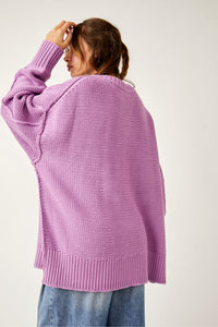 Free People Size X- Small Lavender Sweater- Ladies
