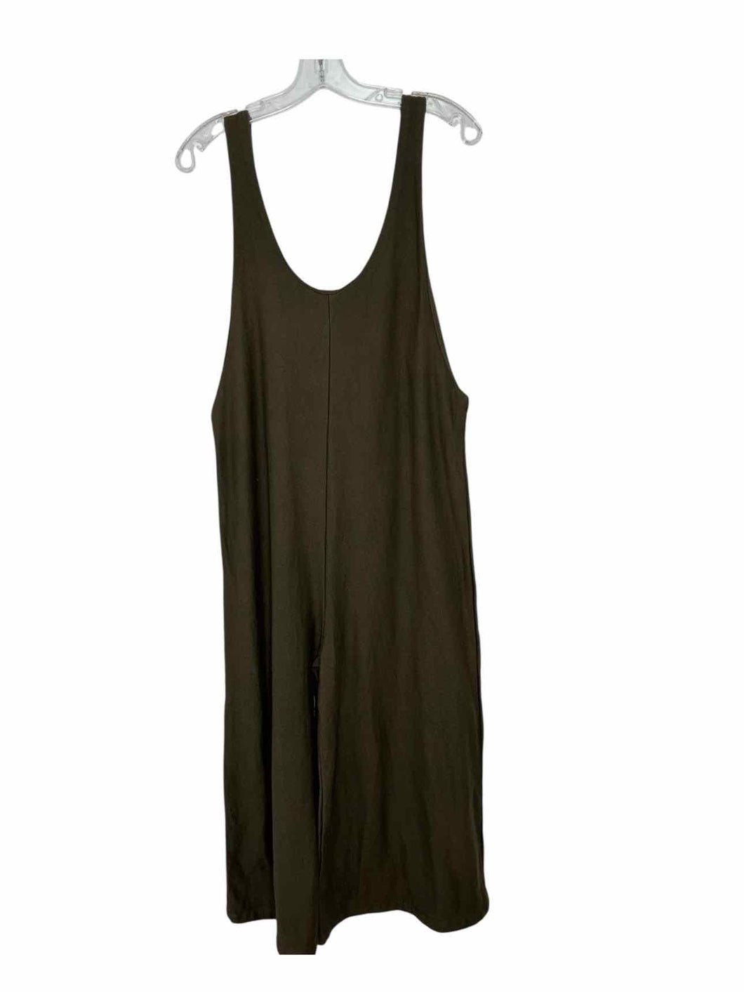Anthropologie Size Medium Olive Pre-Owned Jumpsuit- Ladies