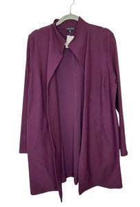 Eileen Fisher Size X-Large Plum Pre-Owned Blazer/Indoor Jacket- Ladies