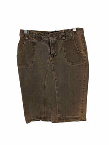 Brooklyn Industries Size Medium Brown Pre-Owned Skirt- Ladies