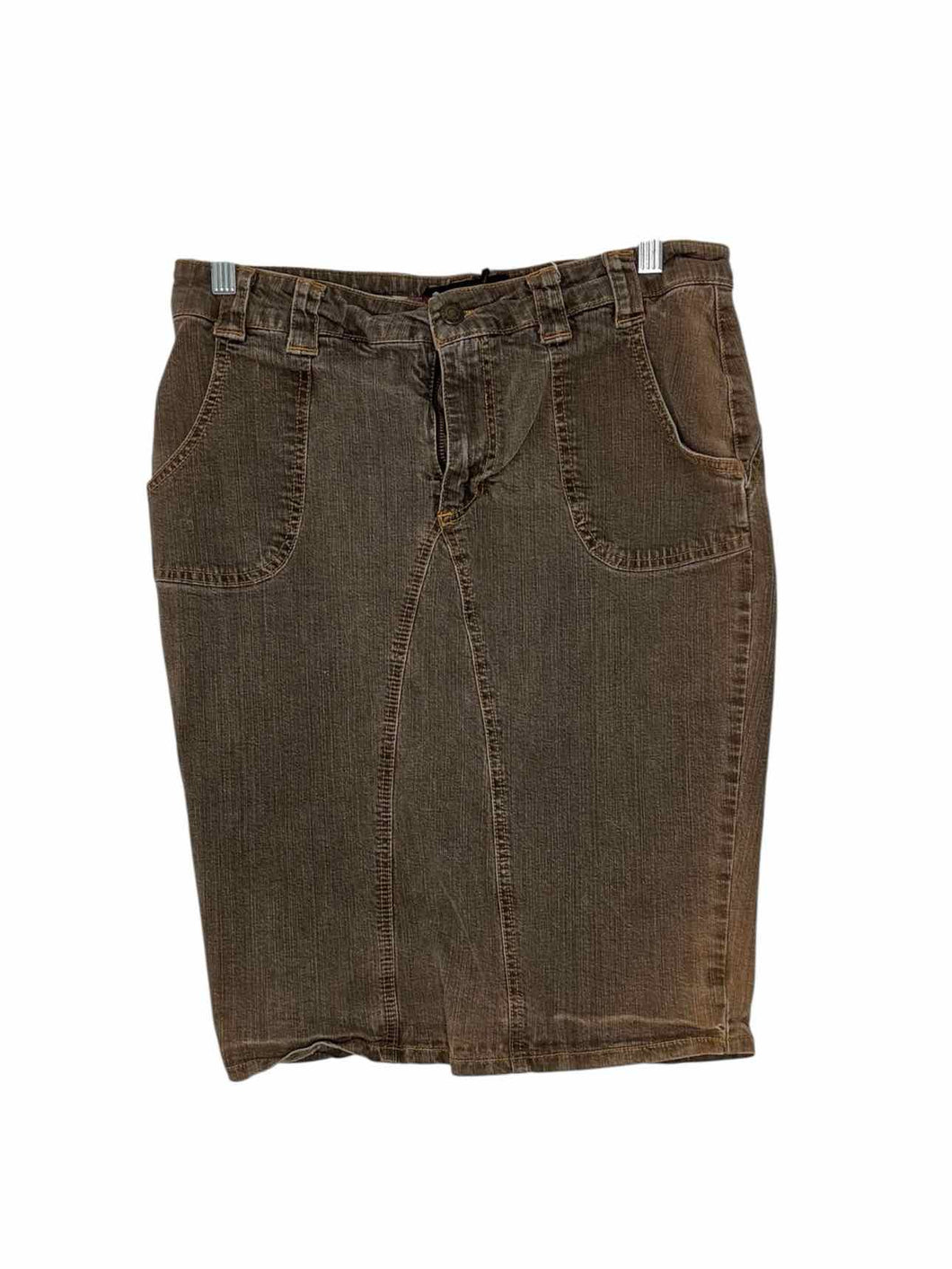 Brooklyn Industries Size Medium Brown Pre-Owned Skirt- Ladies