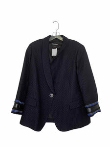 Giorgio Armani Size 18 Navy Pre-Owned Blazer/Indoor Jacket- Ladies