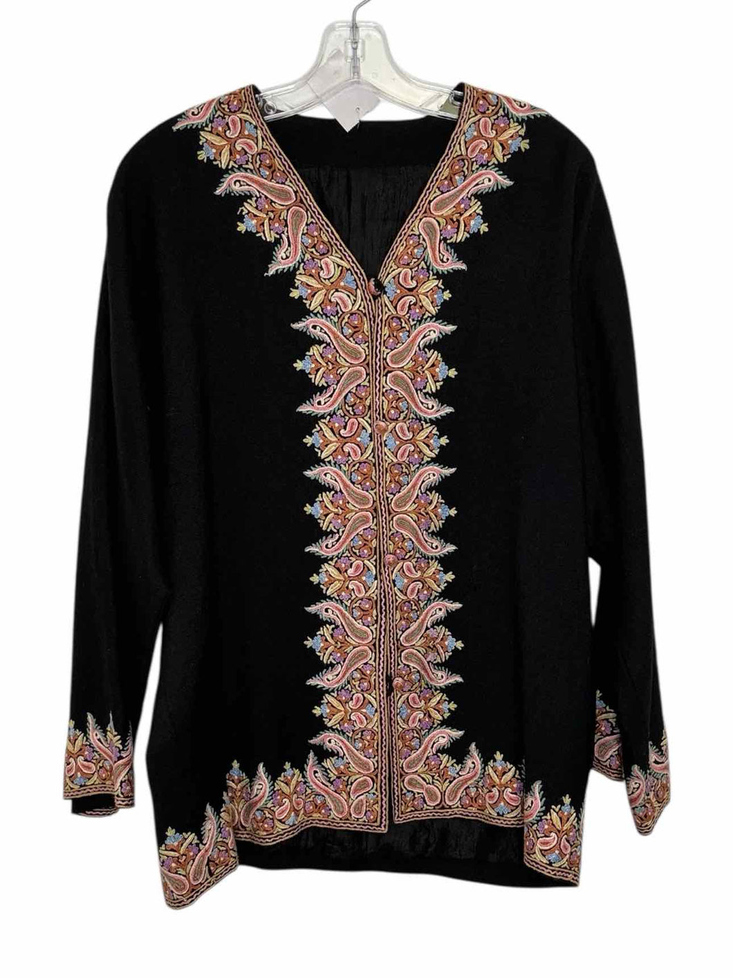 Size Medium Black Pre-Owned Blazer/Indoor Jacket- Ladies