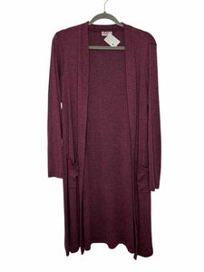 Size Medium Burgundy Pre-Owned Sweater- Ladies