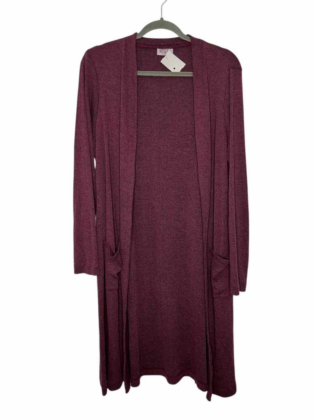 Size Medium Burgundy Pre-Owned Sweater- Ladies