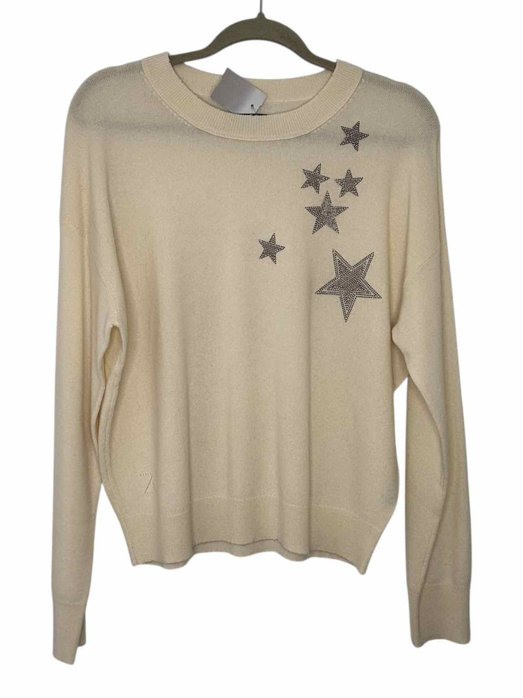 Zadig & Voltaire Size M/L Cream Pre-Owned Sweater- Ladies