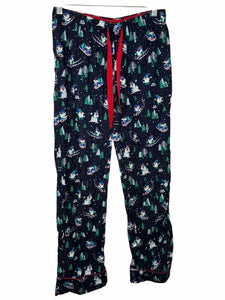 Lands End Size X- Small Navy Print Pre-Owned Pajamas- Ladies