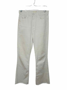 Mother Size 29 White Pre-Owned Jeans- Ladies
