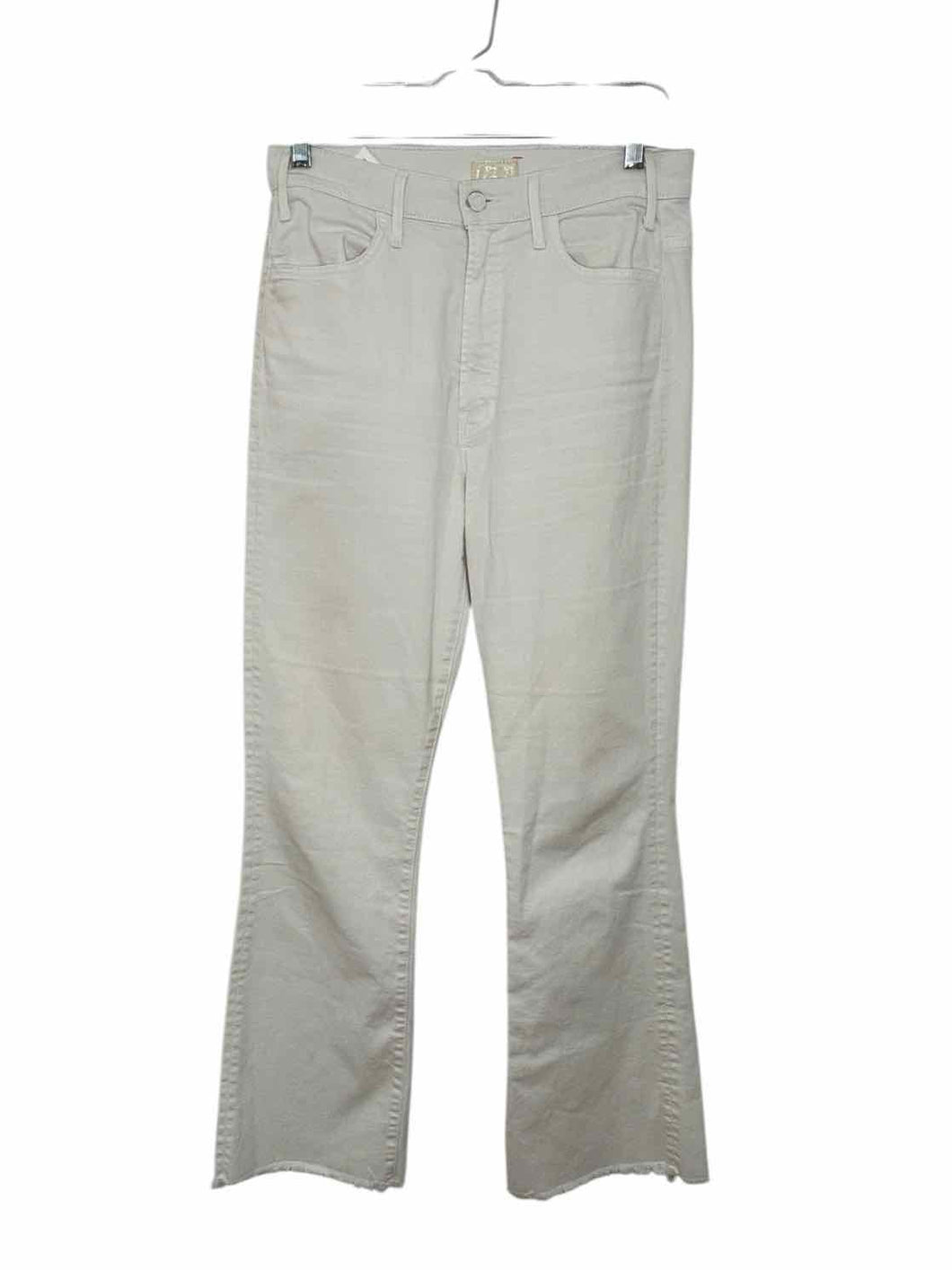 Mother Size 29 White Pre-Owned Jeans- Ladies