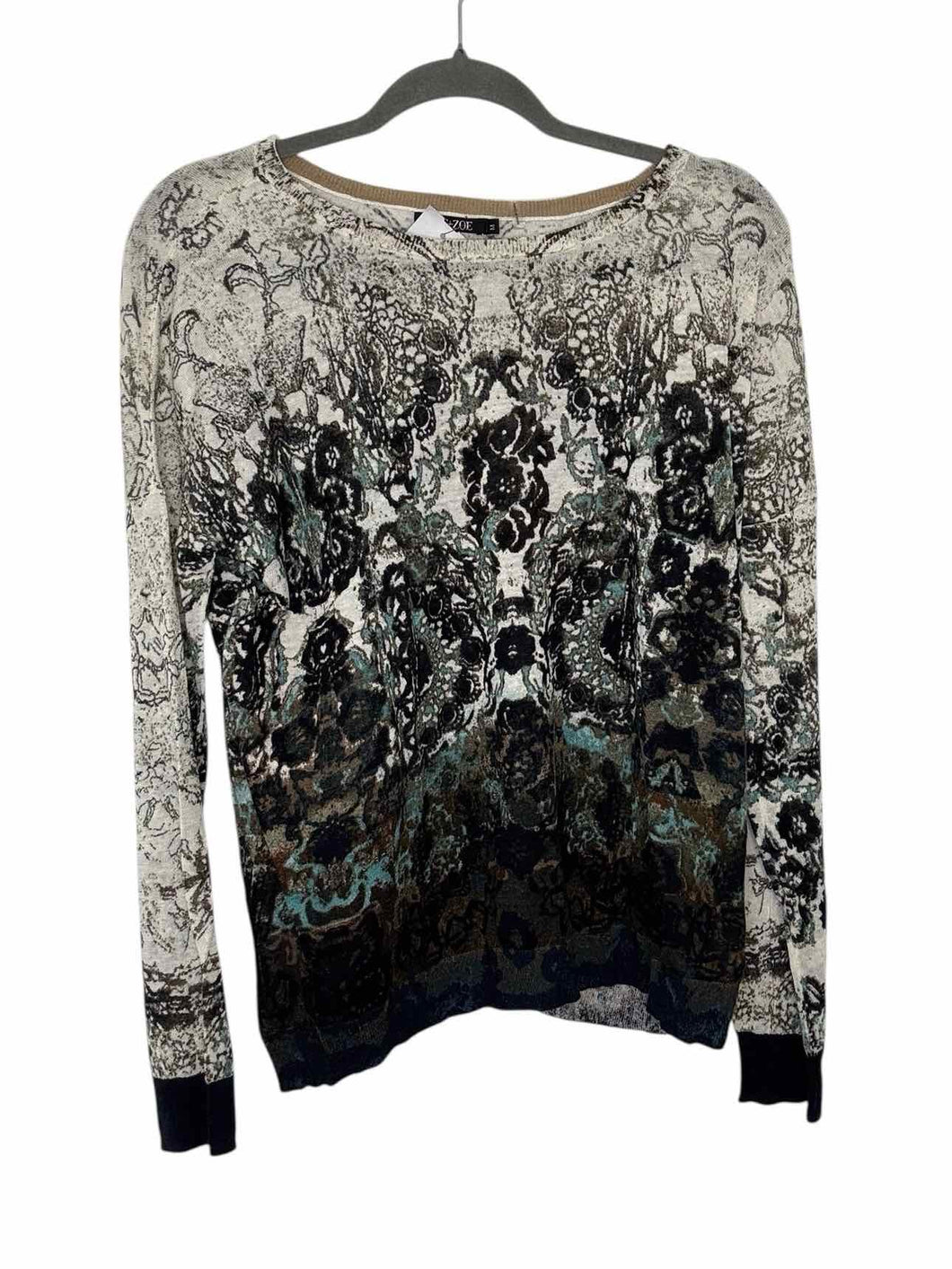 Nic & Zoe Size Medium Multi Pre-Owned Sweater- Ladies