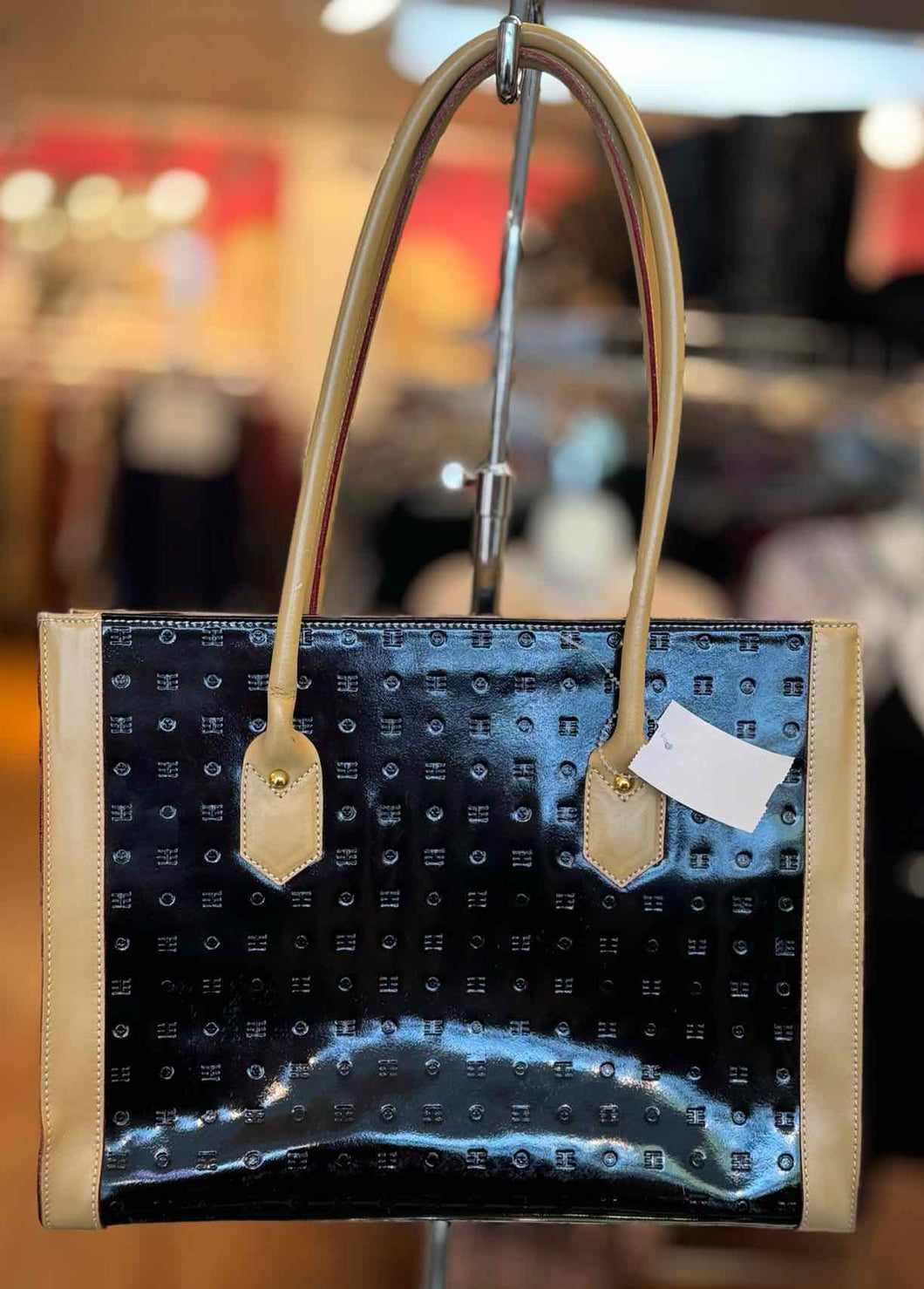 Size Large Black Pre-Owned Purse- Ladies