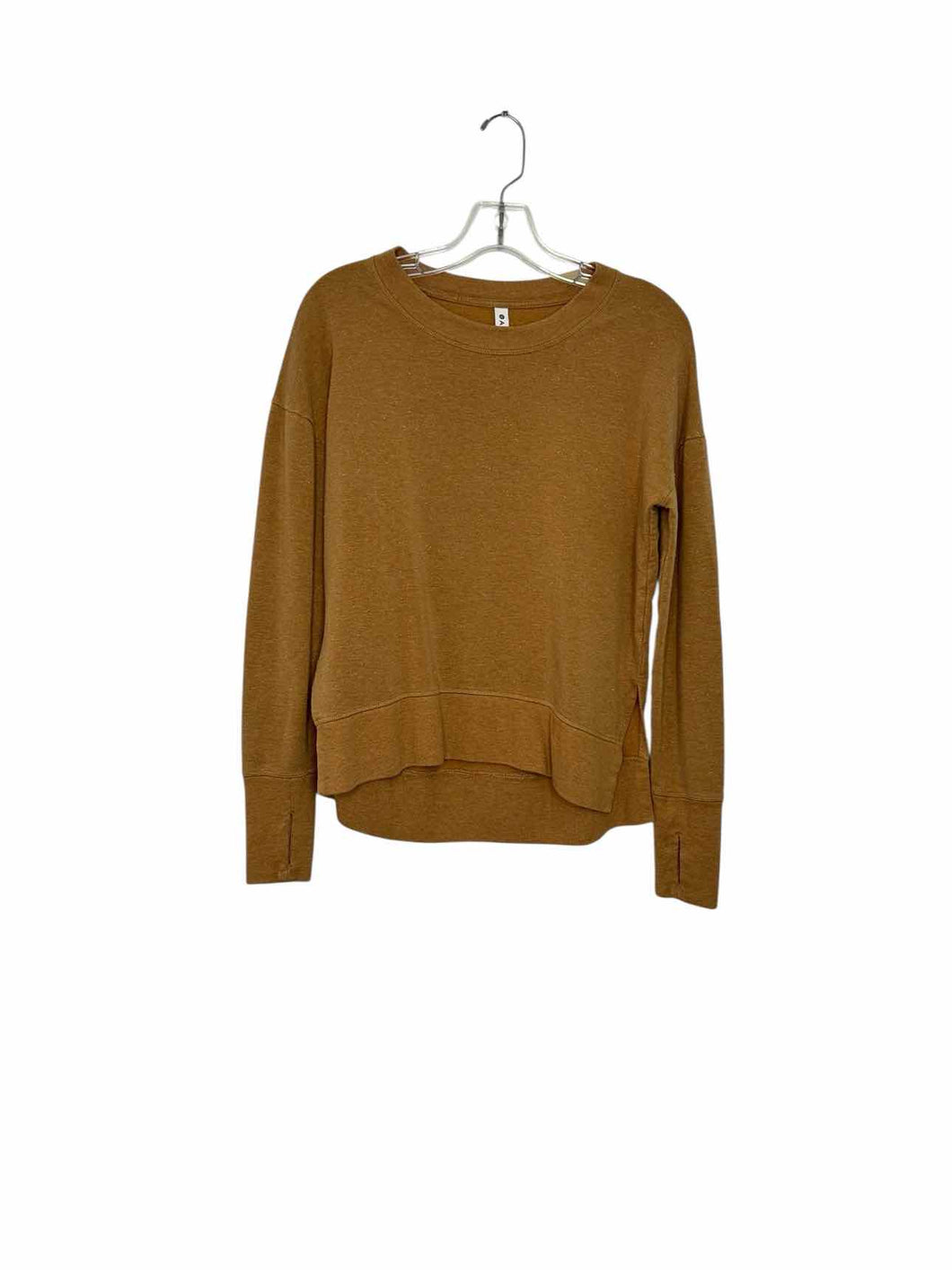 Athleta Size XXS Mustard Pre-Owned Sweatshirt- Ladies