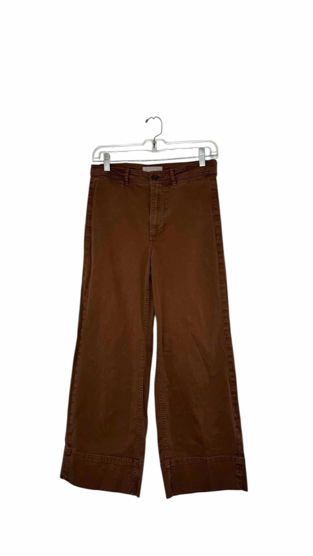 Everlane Size 2 Brown Pre-Owned Pants- Ladies