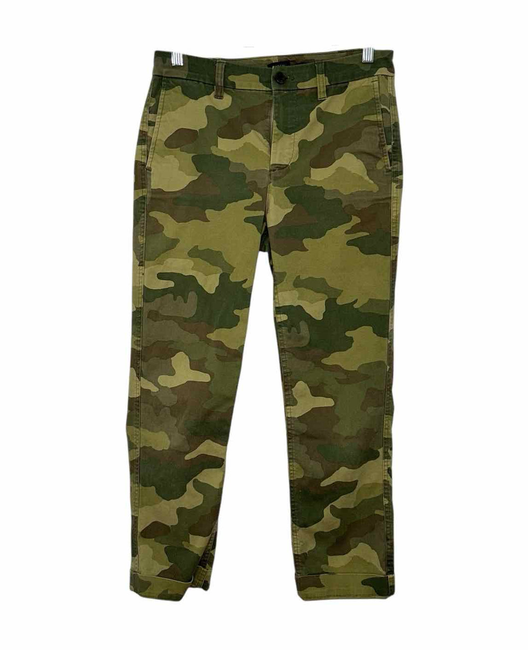 J Crew Size 2 Camouflage Pre-Owned Pants- Ladies