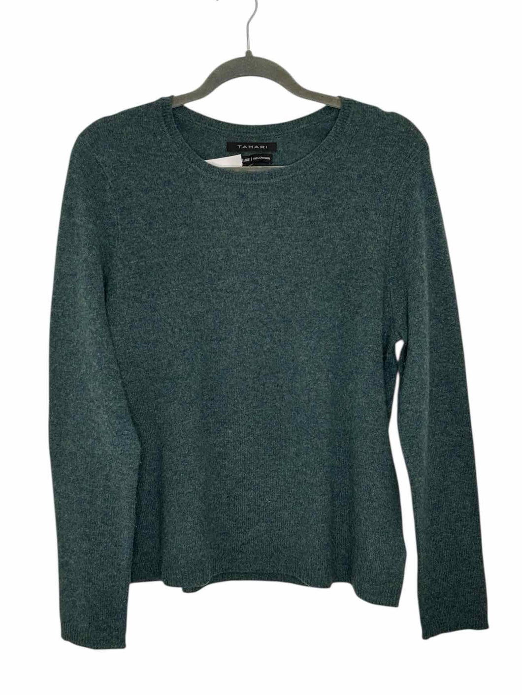 Tahari Size X-Large Blue Green Pre-Owned Sweater- Ladies