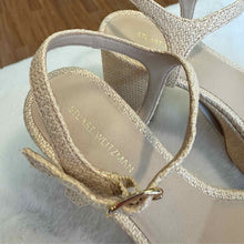 Load image into Gallery viewer, Stuart Weitzman Size 7 Straw Footwear- NWOB Shoes- Ladies
