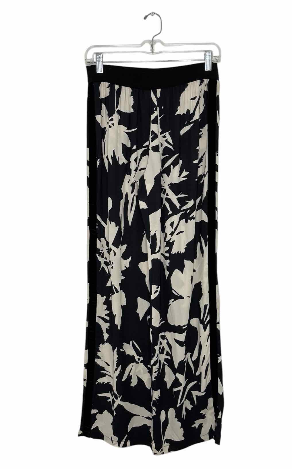 Fuzzi Size 10 Navy Print Pre-Owned Pants- Ladies