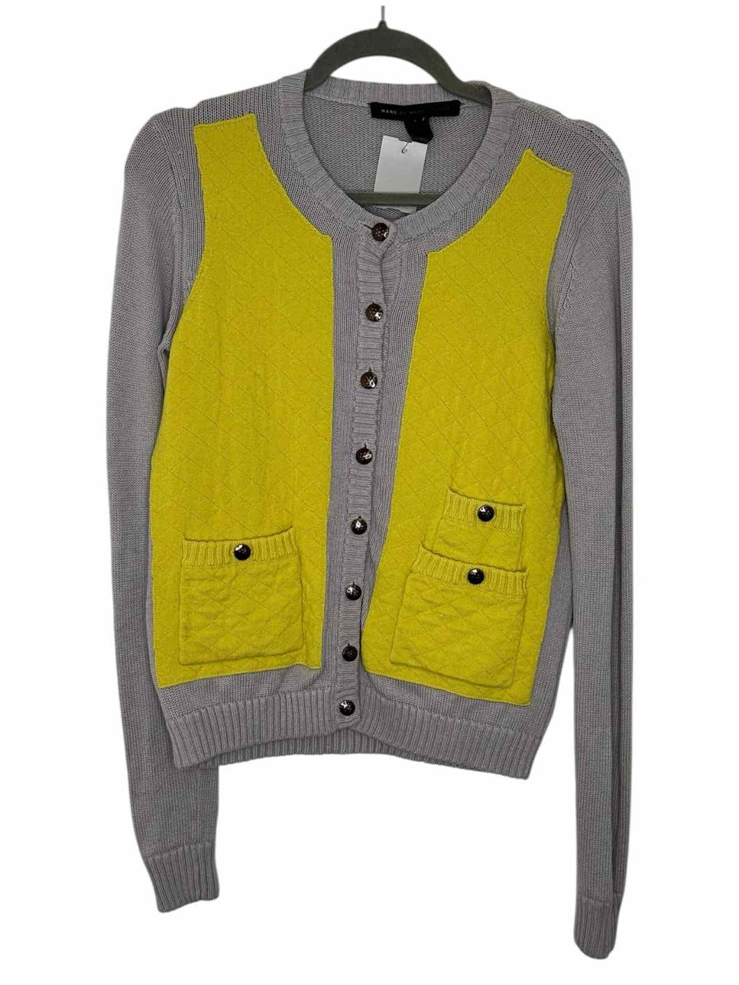 Marc By Marc Jacobs Size Small Grey Pre-Owned Sweater- Ladies