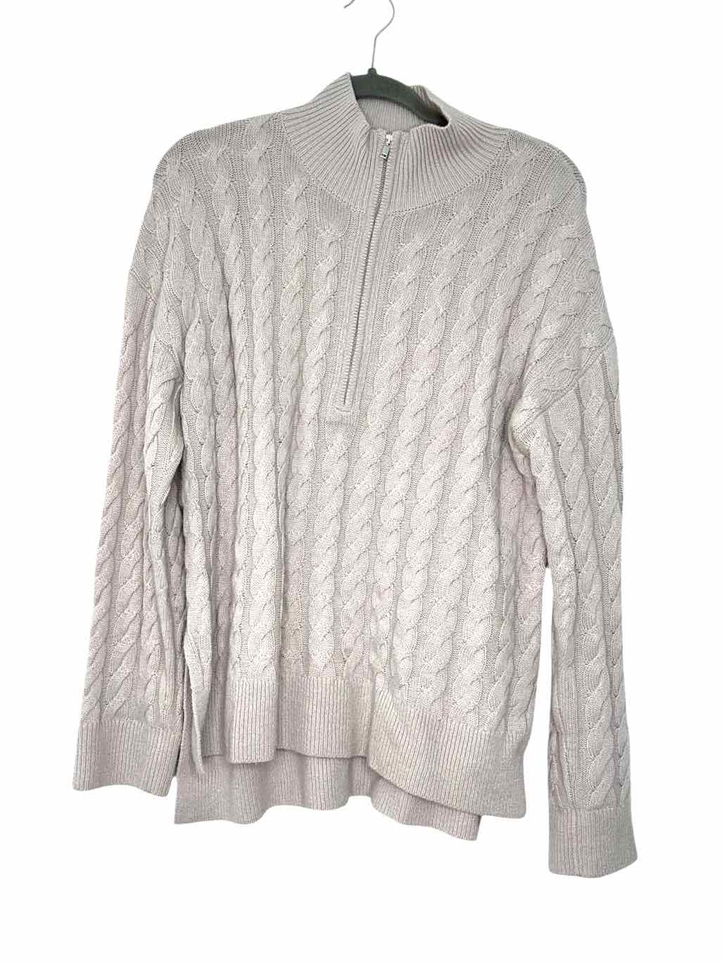 Theory Size Large Grey Pre-Owned Sweater- Ladies