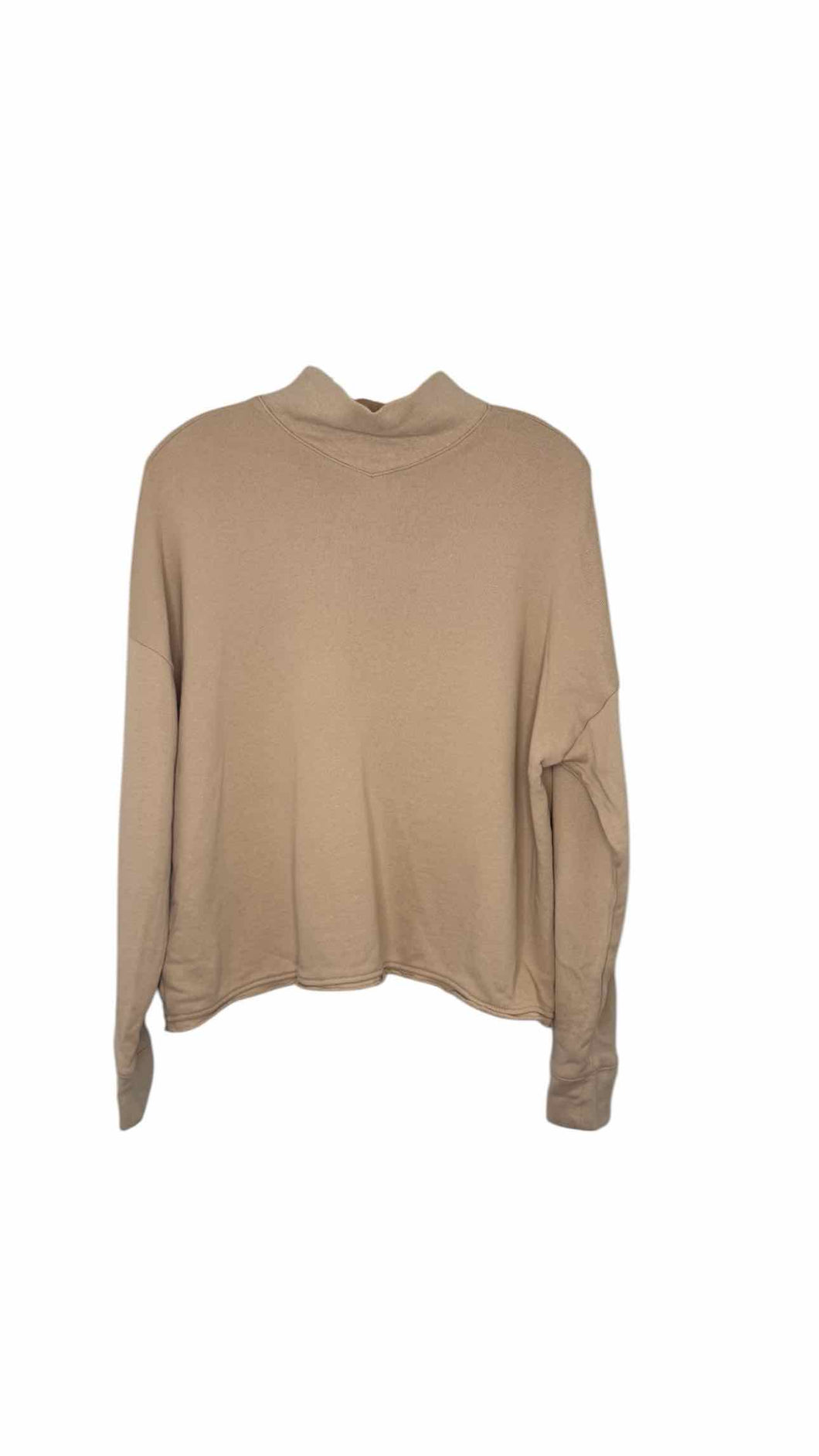 Madewell Size Small Peach Pre-Owned Sweatshirt- Ladies