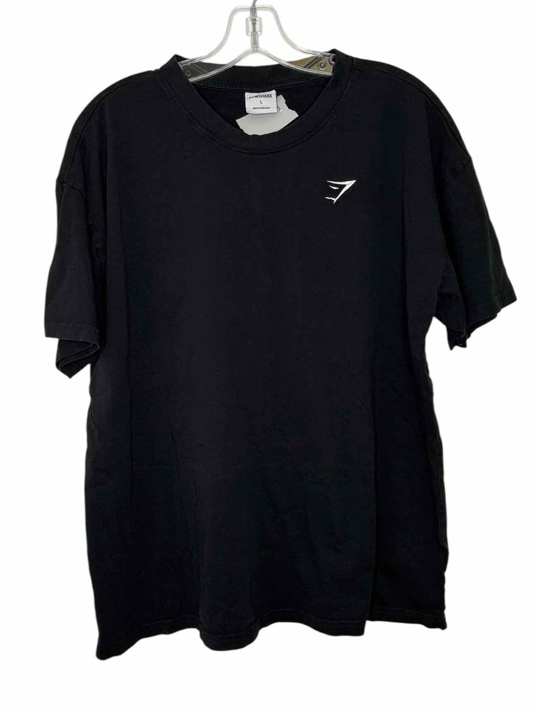Gymshark Size Large Black Pre-Owned T-Shirt- Ladies