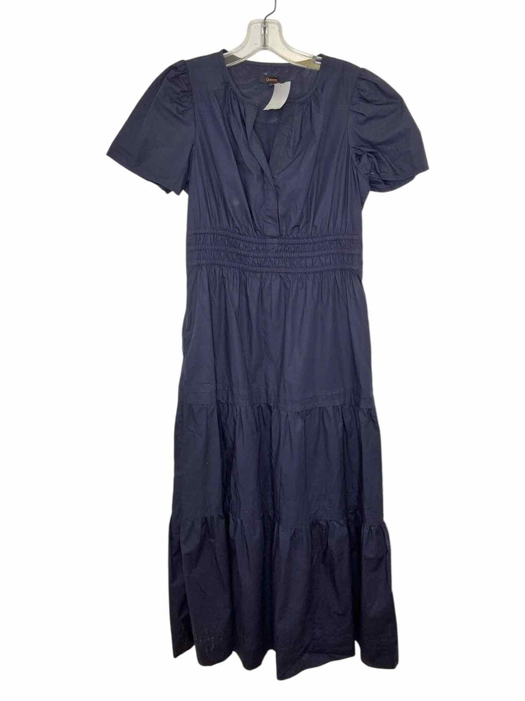 Quince Size Small Navy Pre-Owned Dress- Ladies