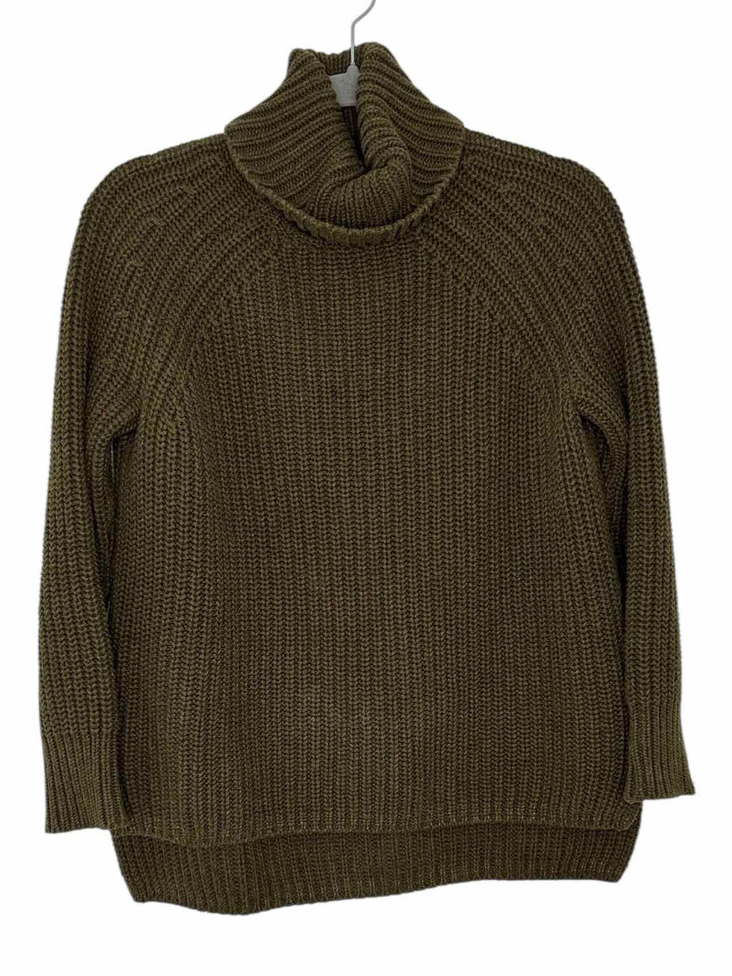 525 America Size X- Small Olive Pre-Owned Sweater- Ladies