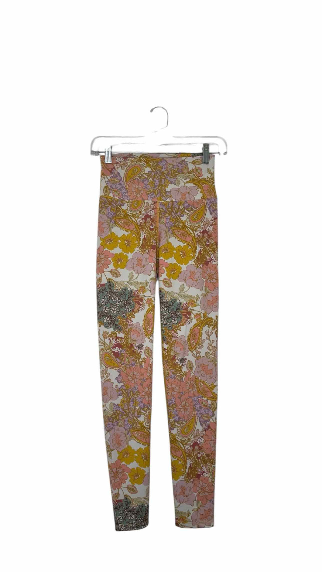 Beach Riot Size Small Floral Pre-Owned Leggings- Ladies