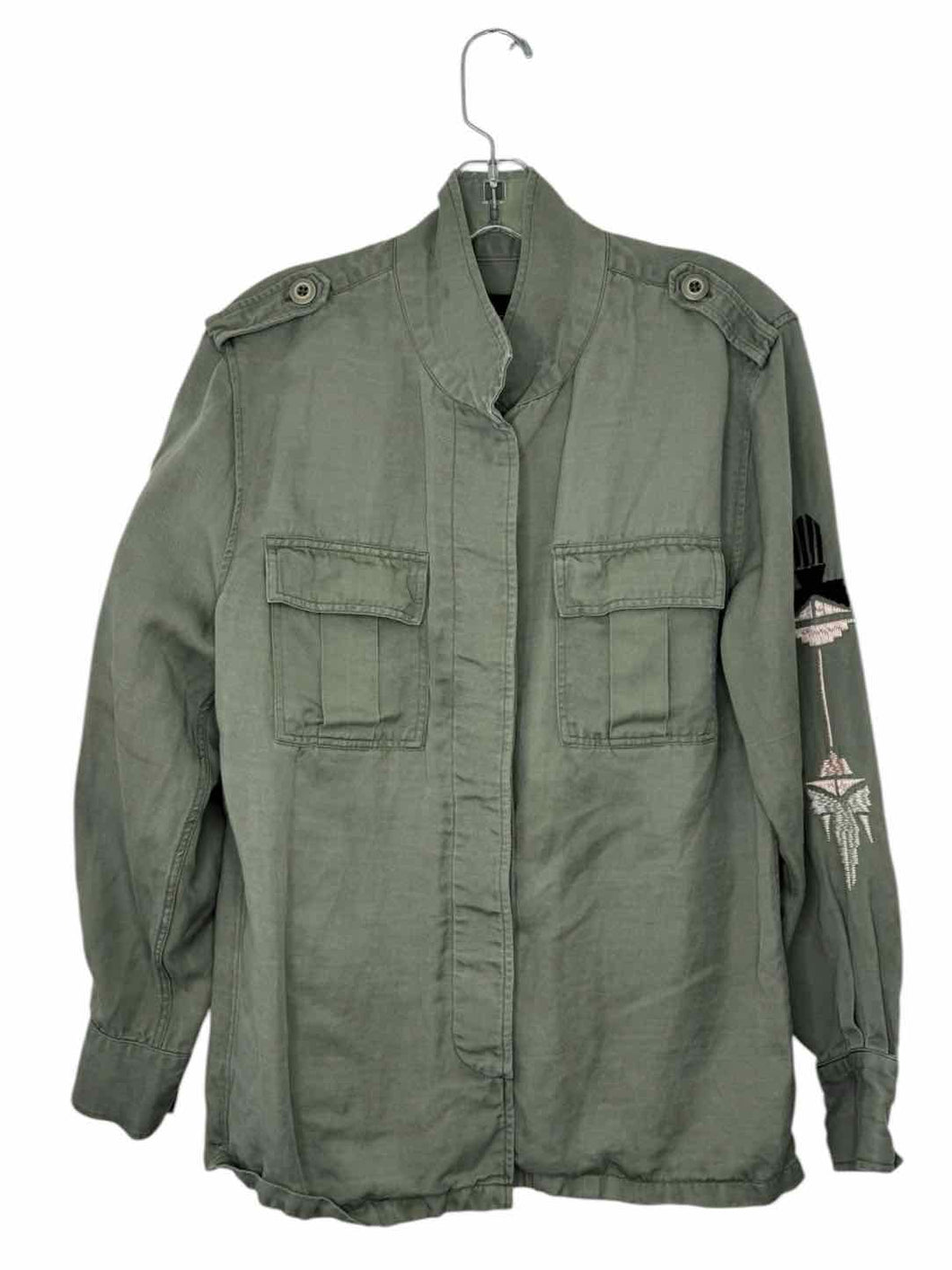 Rails Size Small Army Green Pre-Owned Blazer/Indoor Jacket- Ladies