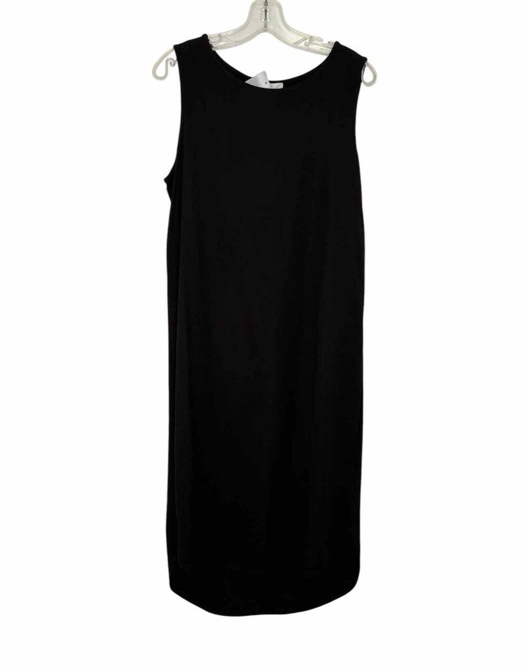 Halston Size Medium Black Pre-Owned Dress- Ladies