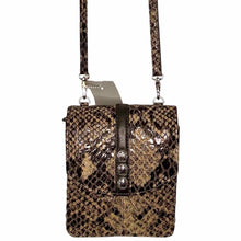 Load image into Gallery viewer, Brighton Snakeskin Pre-Owned Crossbody Purse- Ladies
