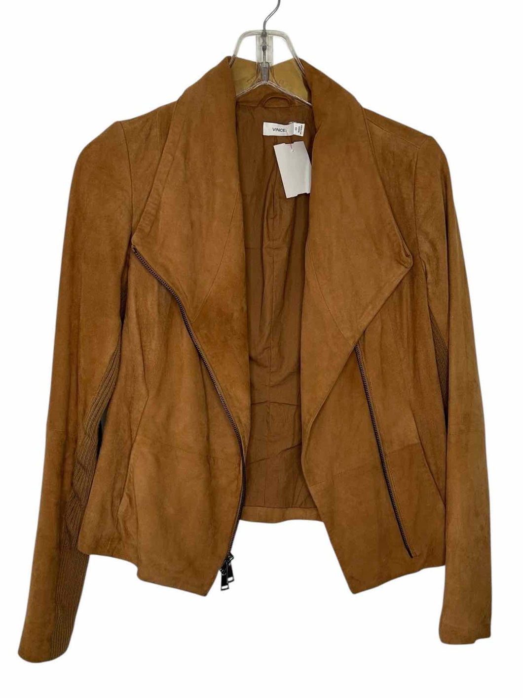 Vince Size X- Small Tan Pre-Owned Jacket- Ladies