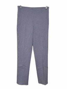 Sara Campbell Size 8 Blue Print Pre-Owned Pants- Ladies