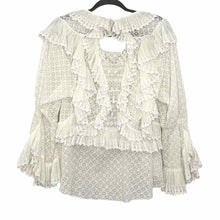 Load image into Gallery viewer, Isabel Marant Size 6 White Pre-Owned Blouse- Ladies
