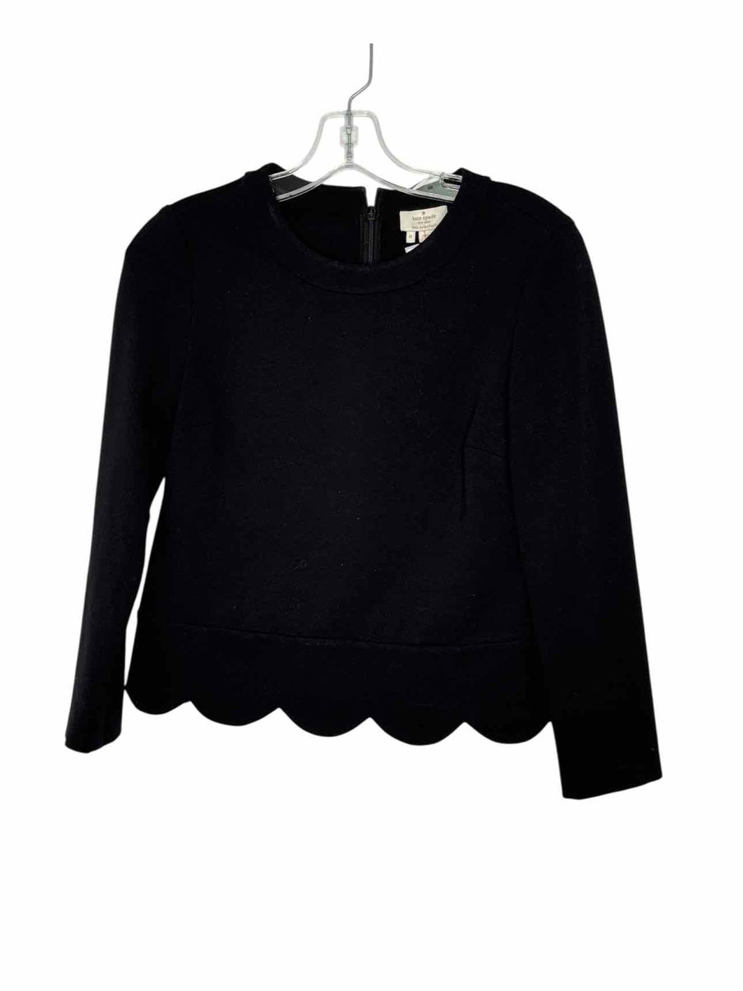 Kate Spade Size 0 Black Pre-Owned Top- Ladies