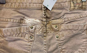 Size 30 Beige Pre-Owned Pants- Ladies