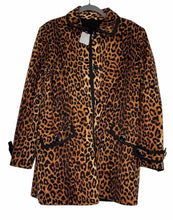 Load image into Gallery viewer, Jones NY Size Medium Animal Print Pre-Owned Coat- Ladies
