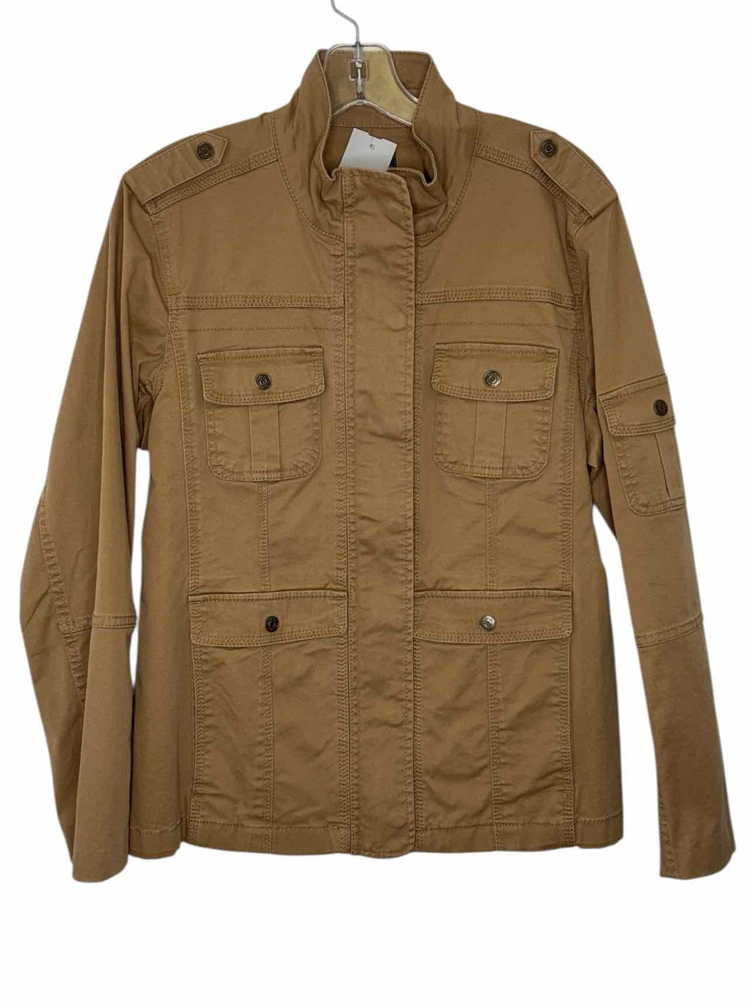 Size Medium Tan Pre-Owned Jacket- Ladies