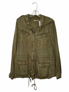 Max Jeans Size Large Army Green Pre-Owned Jacket- Ladies