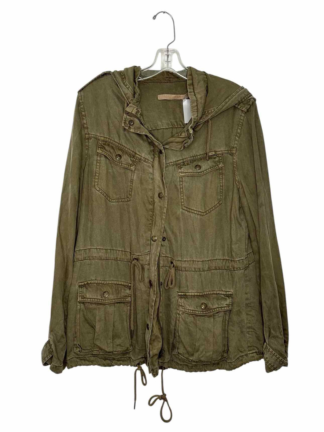 Max Jeans Size Large Army Green Pre-Owned Jacket- Ladies