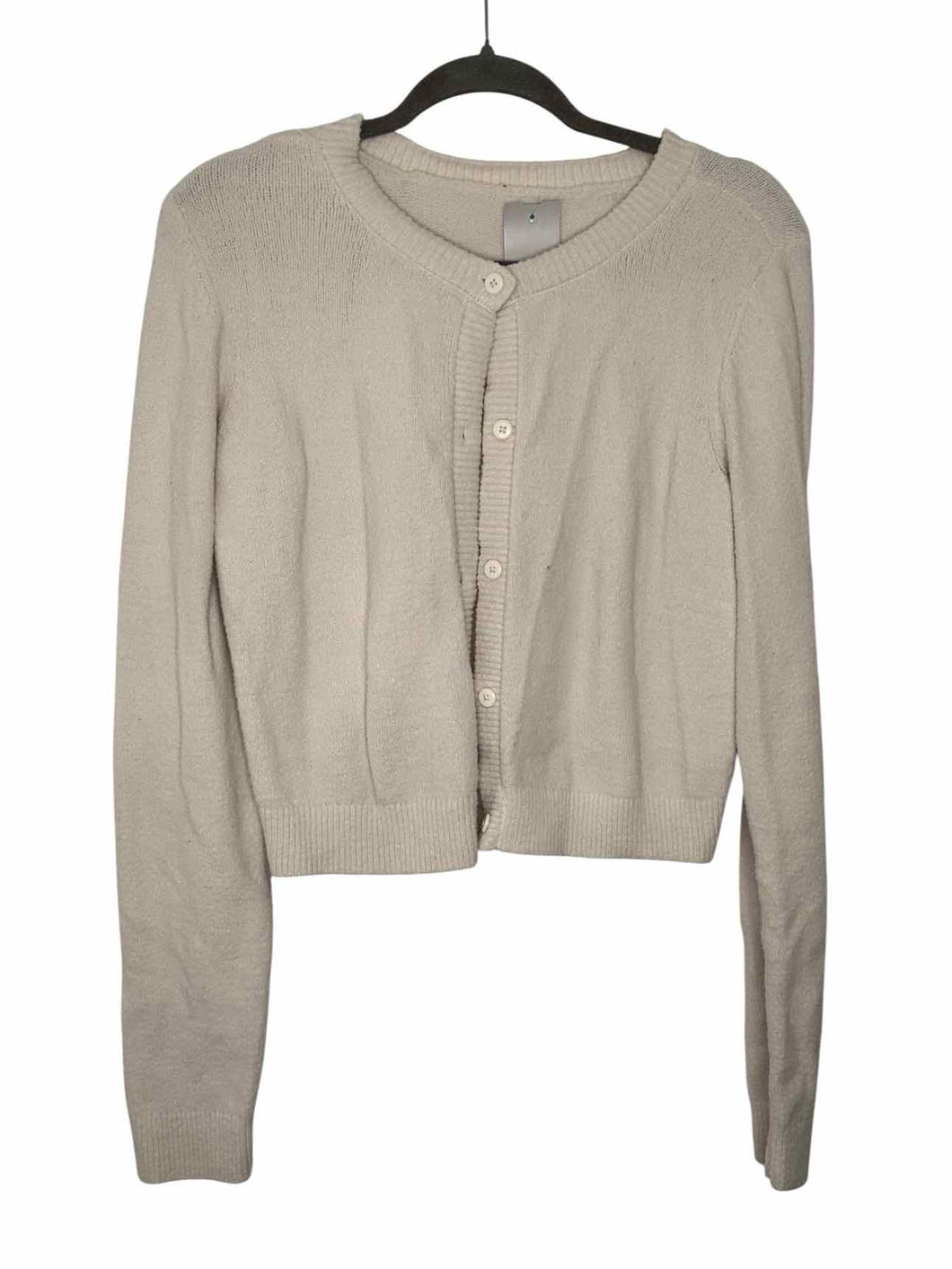 Alo Yoga Size Small Ivory Pre-Owned Sweater- Ladies