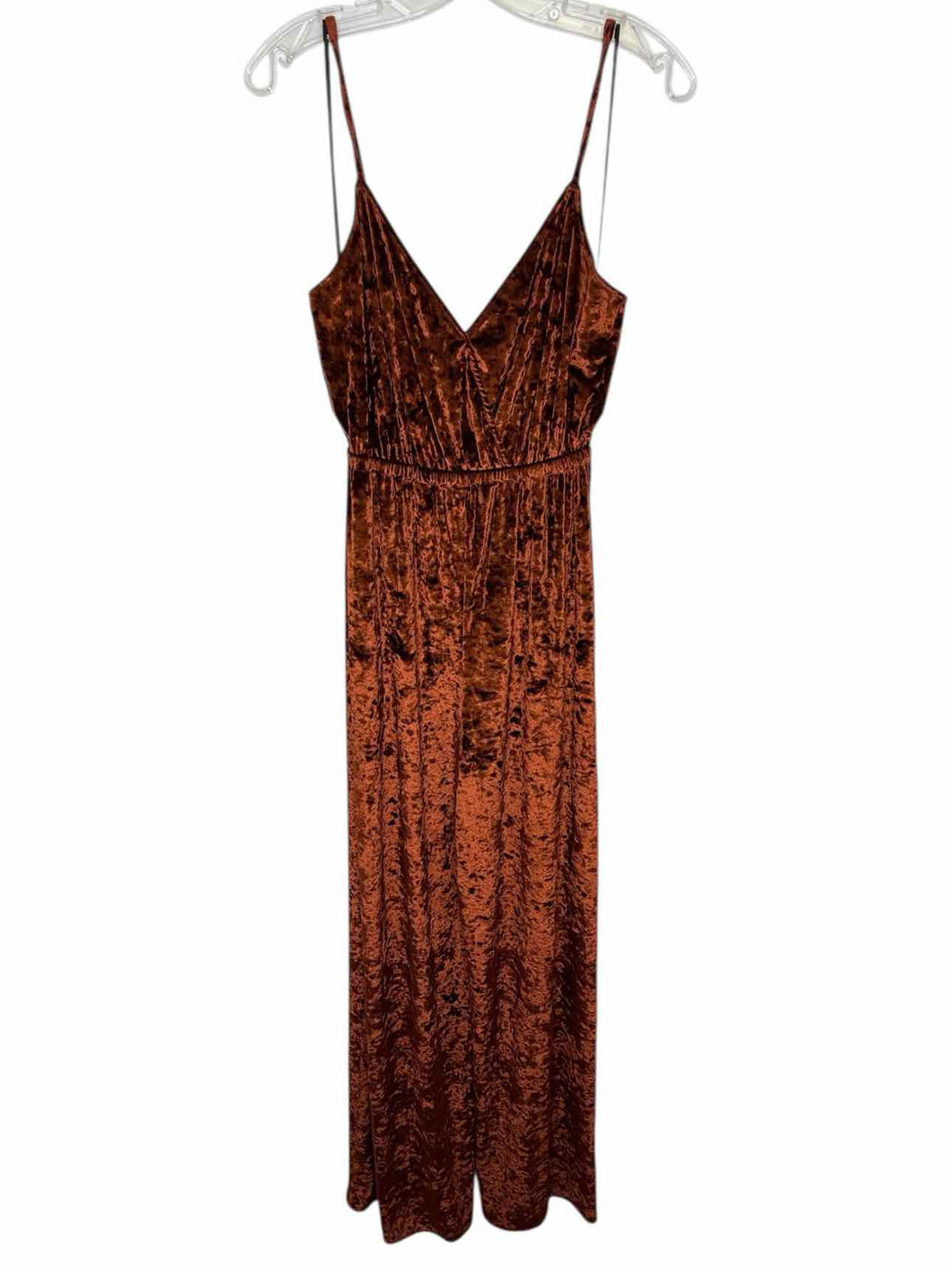 Show Me Your Mumu Size Small Rust Pre-Owned Jumpsuit- Ladies