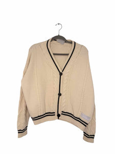 Size Medium Cream Pre-Owned Sweater- Ladies